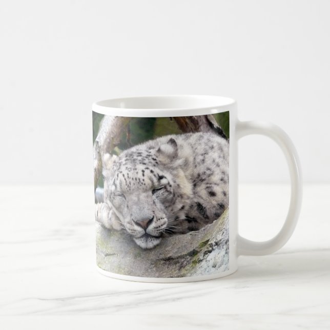 Snow Leopard - beautiful! Coffee Mug (Right)
