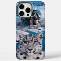 Snow Leopard by the Frozen Castle