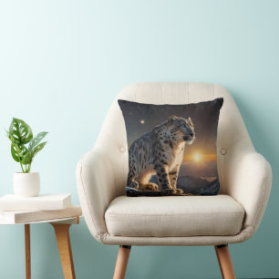 Snow Leopard  Cushion