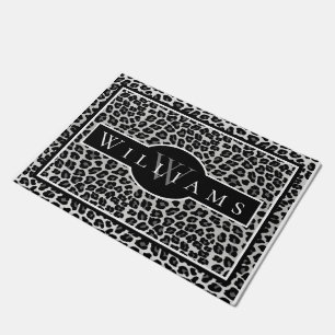Snow leopard  doormat