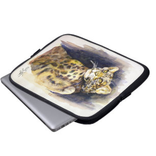 Snow Leopard Electronics Bag
