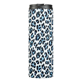 Snow Leopard Elegance Thermal Tumbler
