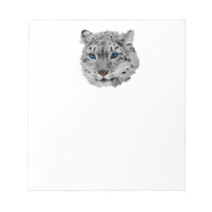 Snow Leopard Fractal Notepad