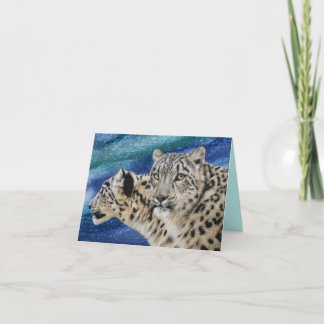 Snow Leopard Habitat Notecards