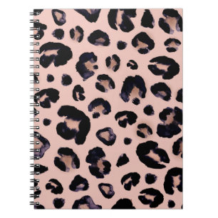 Snow Leopard, Hand Drawn Texture. Notebook