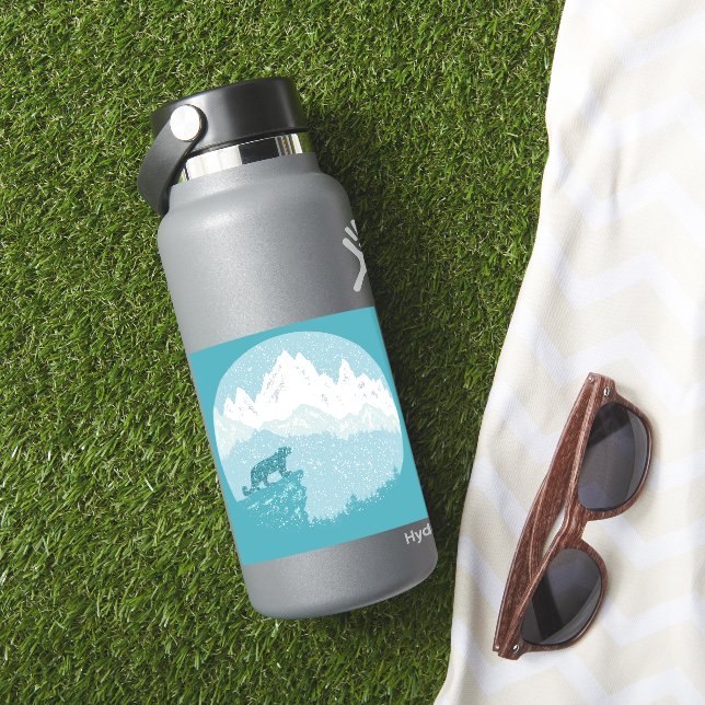 Snow Leopard in the mountains  (HydroFlask Insitu)