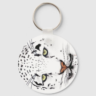 Snow Leopard Key Ring