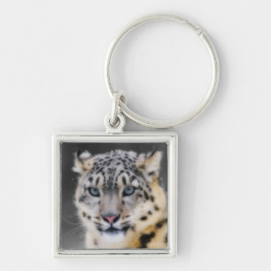 Snow Leopard Key Ring