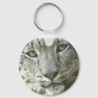 Snow Leopard Keychain