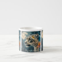 Snow Leopard Moon Speciality Mug