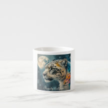 Snow Leopard Moon Speciality Mug