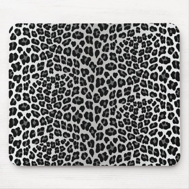 Snow leopard mouse pad (Front)
