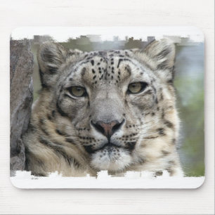 Snow Leopard Mouse Pad