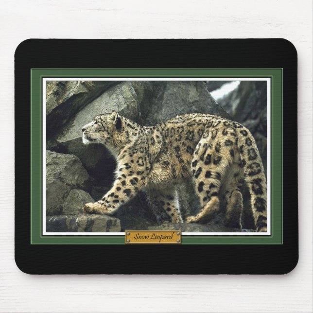 Snow Leopard Mousepad (Front)