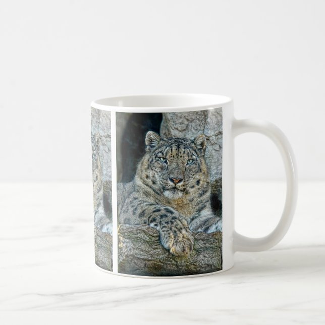 Snow Leopard Mug (Right)