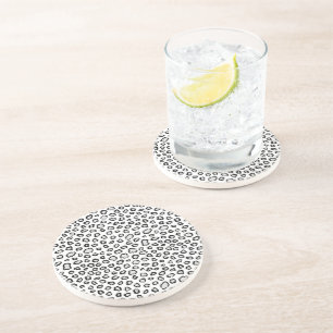 Snow Leopard Pattern Coaster