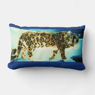 SNOW LEOPARD pillow