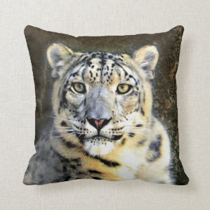 Snow Leopard Pillow