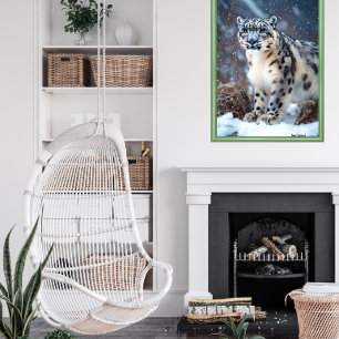Snow Leopard  Poster