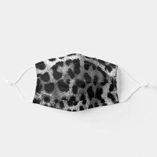 Snow Leopard Print Cloth Face Mask