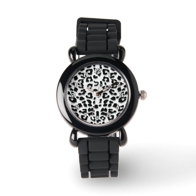 Snow Leopard Print Watch (Front)