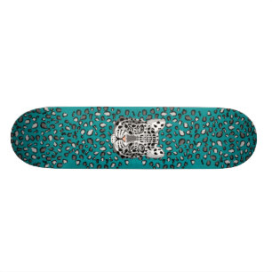 Snow Leopard Skateboard