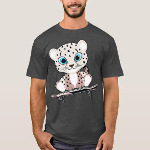 Snow leopard skating T-Shirt