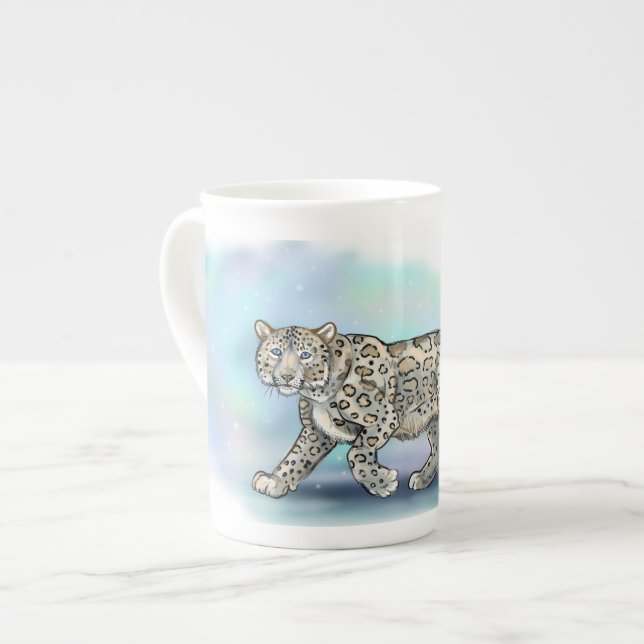 Snow Leopard~ speciality mug (Front Left)
