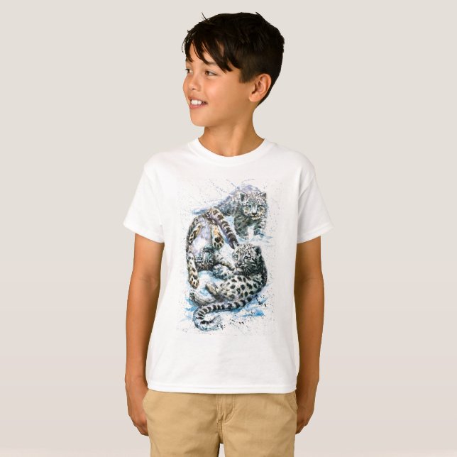 Snow leopard T-Shirt (Front Full)