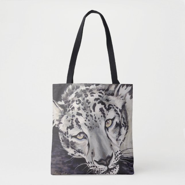 Snow Leopard Tote (Front)