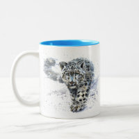 Snow Leopard Watercolor