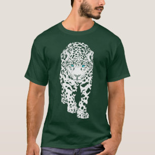 Snow Leopard Wild Big Cat Wildlife T-Shirt