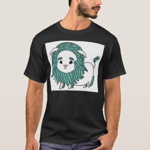 Snow Lion Kawaii Tibetan Animal T-Shirt