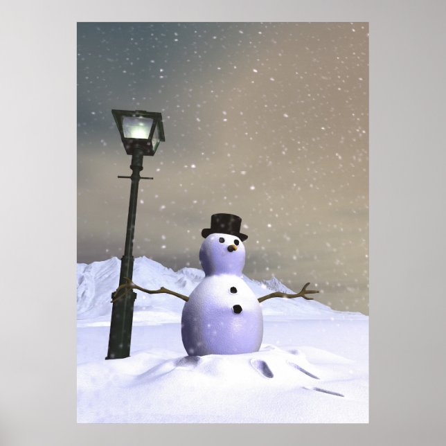 Snow Man Poster (Front)