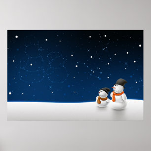 Snow Man Snow Child Poster
