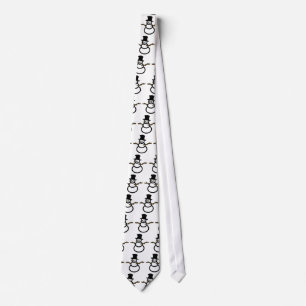 Snow Man Tie