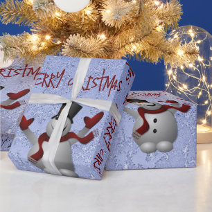 Snow man Wrapping Paper
