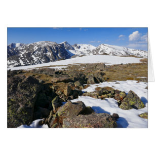 Snow Melting on the Rocky Mountains