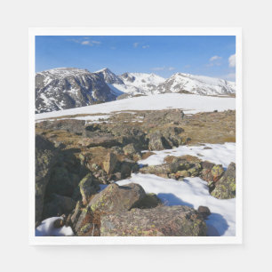 Snow Melting on the Rocky Mountains Napkin
