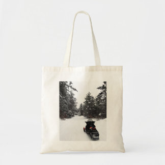 Snow Mobile Tote Bag