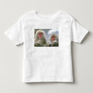 Snow Monkey Couple, Japanese Macaque, Toddler T-Shirt