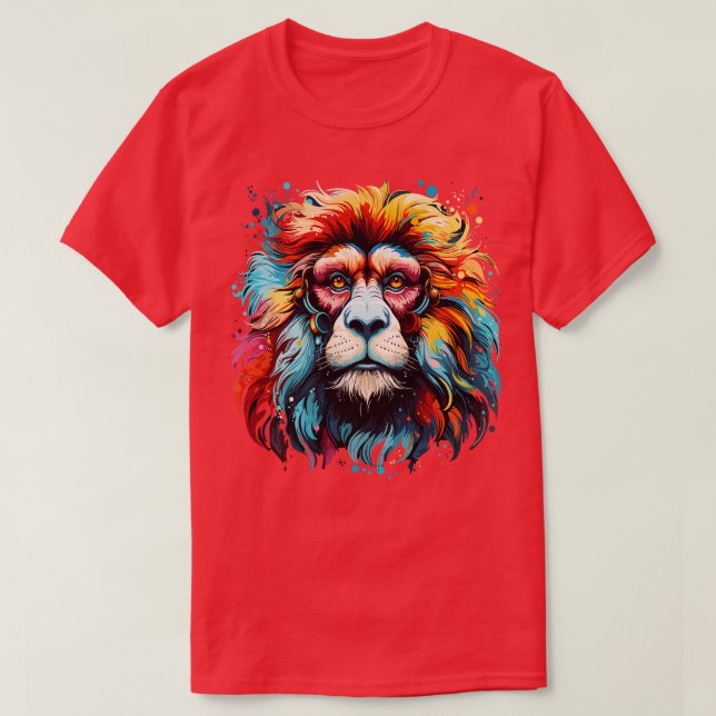 Snow Monkey Rainbow T-Shirt (Design Front)