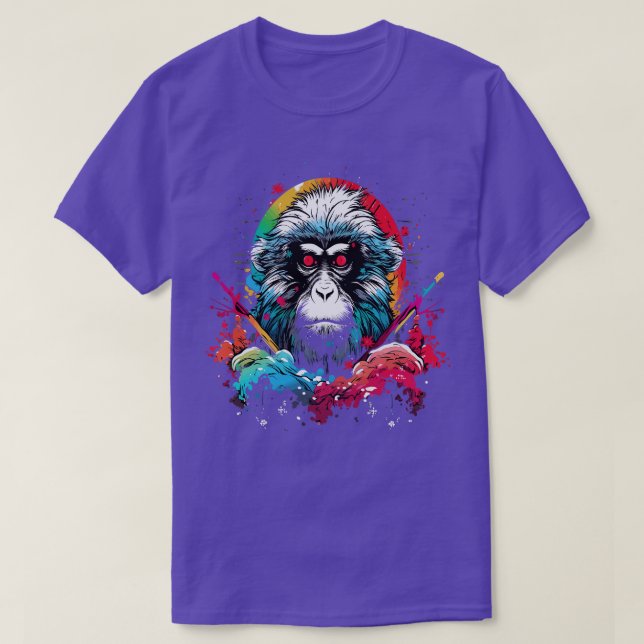 Snow Monkey T-Shirt (Design Front)