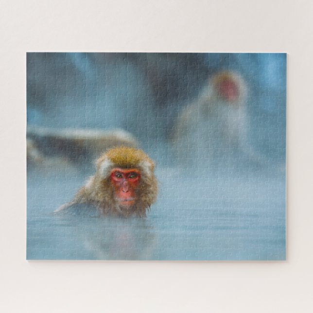 Snow Monkeys. Jigsaw Puzzle (Horizontal)
