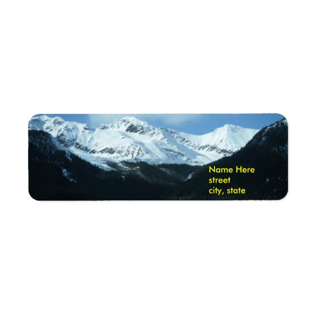 Snow Mountain Address Labels (Front)