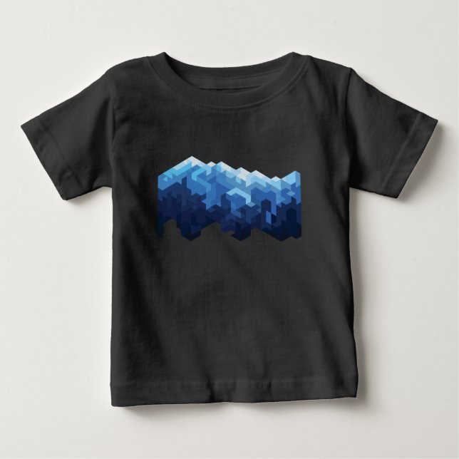 Snow mountain  baby T-Shirt (Front)