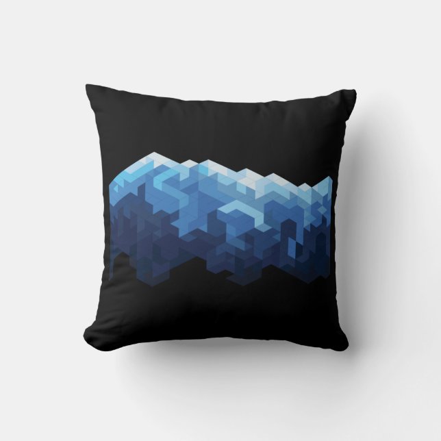 Snow mountain cushion (Front)