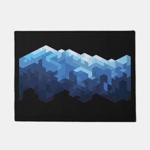 Snow mountain doormat