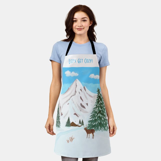 Snow Mountains Apron (Worn)