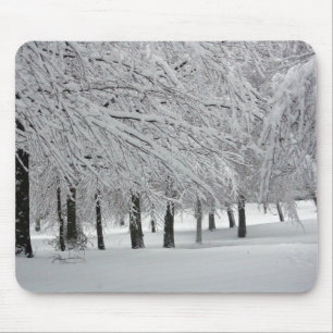 snow mouse pad